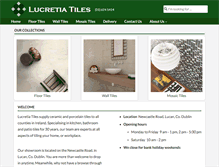 Tablet Screenshot of lucretiatiles.com